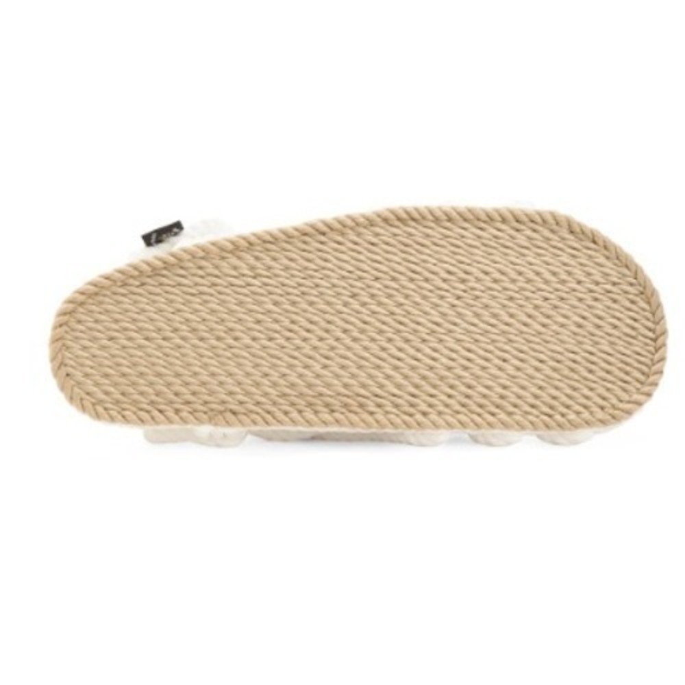 Nomadic State of Mind White Rope Sandals Boho Coastal Beach Minimal Style Size 8 - Picture 4 of 4